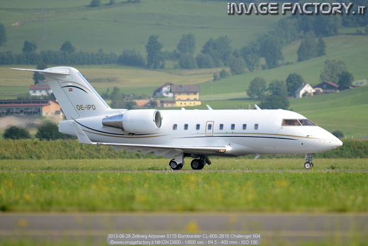2013-06-28 Zeltweg Airpower 0170 Bombardier CL-600-2B16 Challenger 604